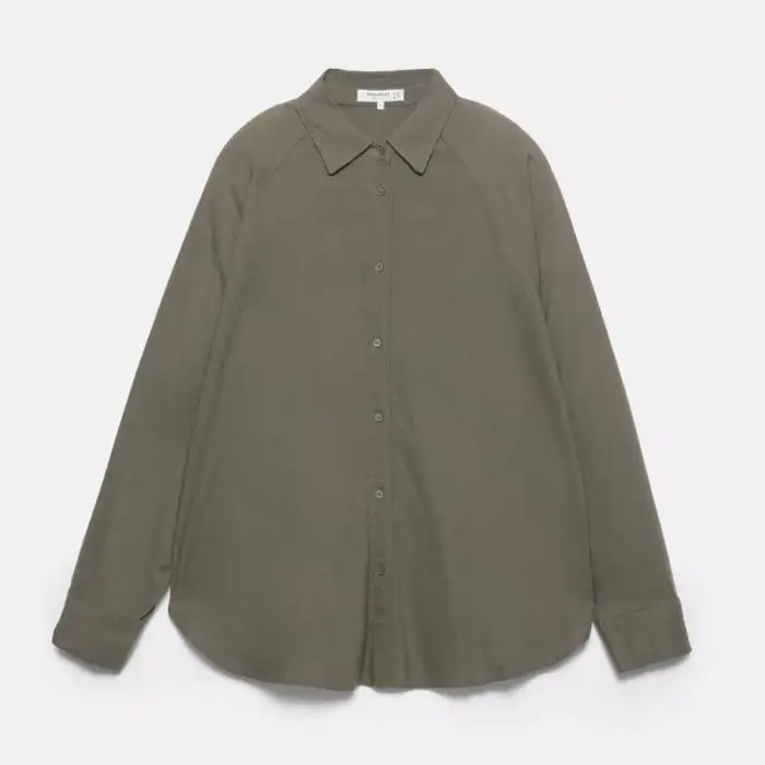 Rustic linen blend shirt